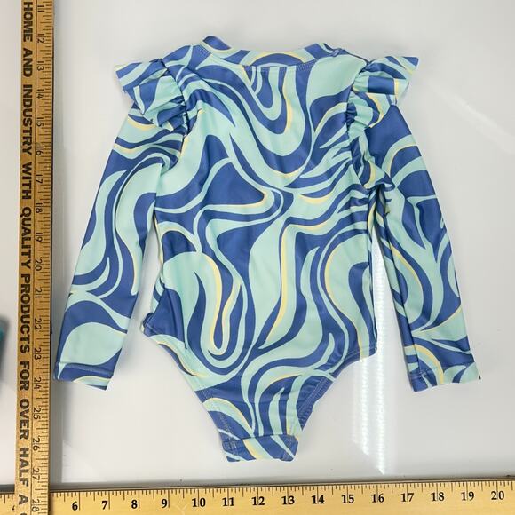 LOT of 6 Baby Girl Clothes 12-18 Months Swim Beach Outfits Bundle Nautical mixed - Picture 5 of 12